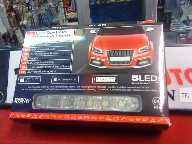 LUCES DIURNAS 5 LEDS ALTA INTENSIDAD REF. SLED030